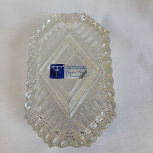 Crystal Clear Industries Lead Crystal Trinket Box